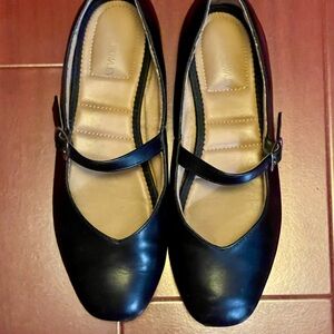 Cynthia Rowley Black Mary Jane Flats